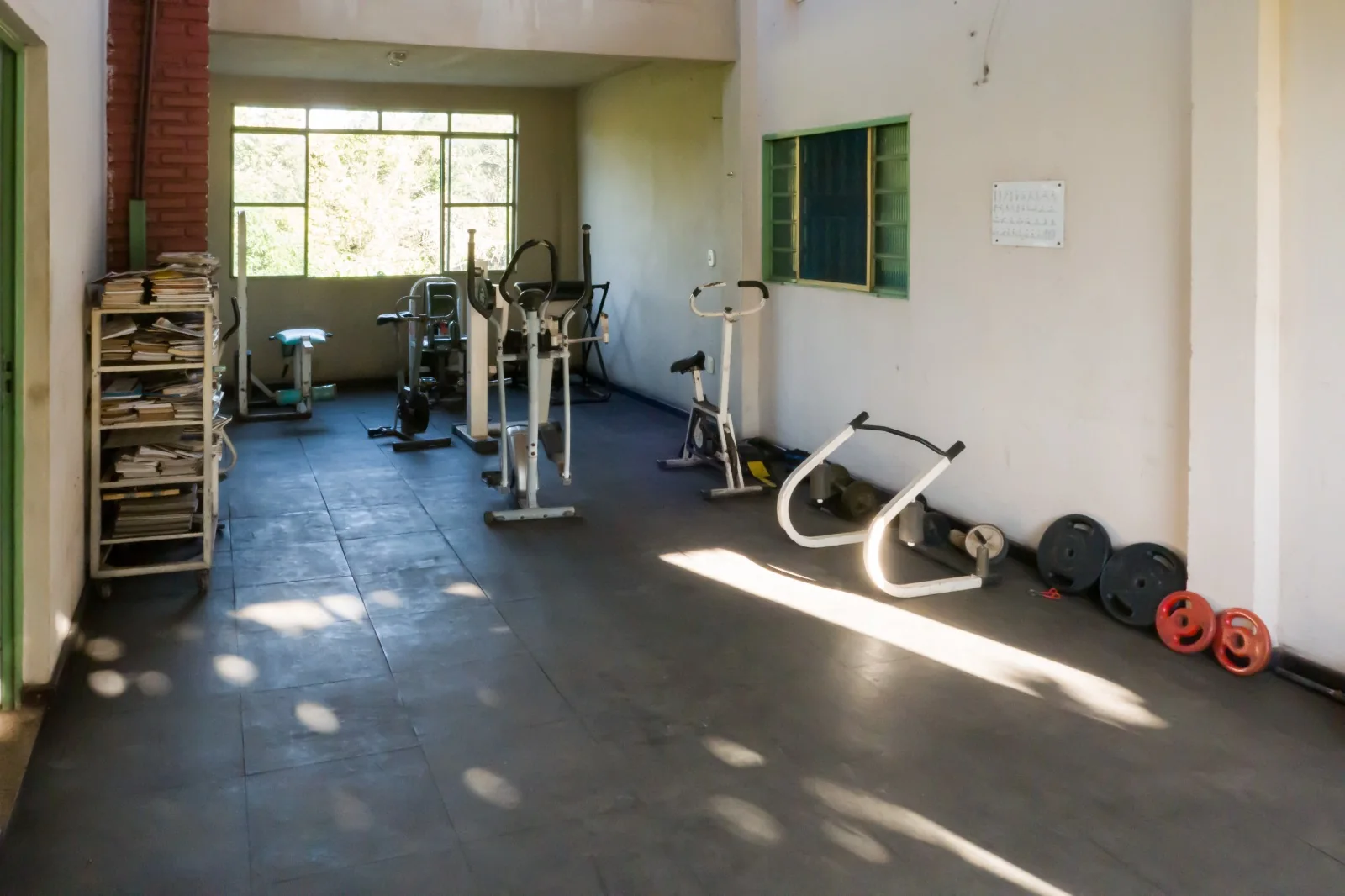 Espaço para atividades físicas